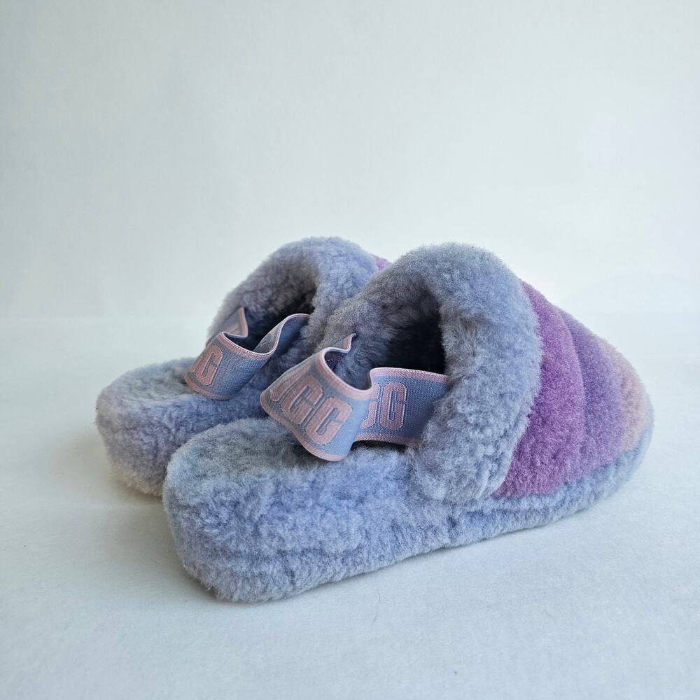 Shearling Slingback Slides Ugg Fluff Yeah Size 7 … - image 7
